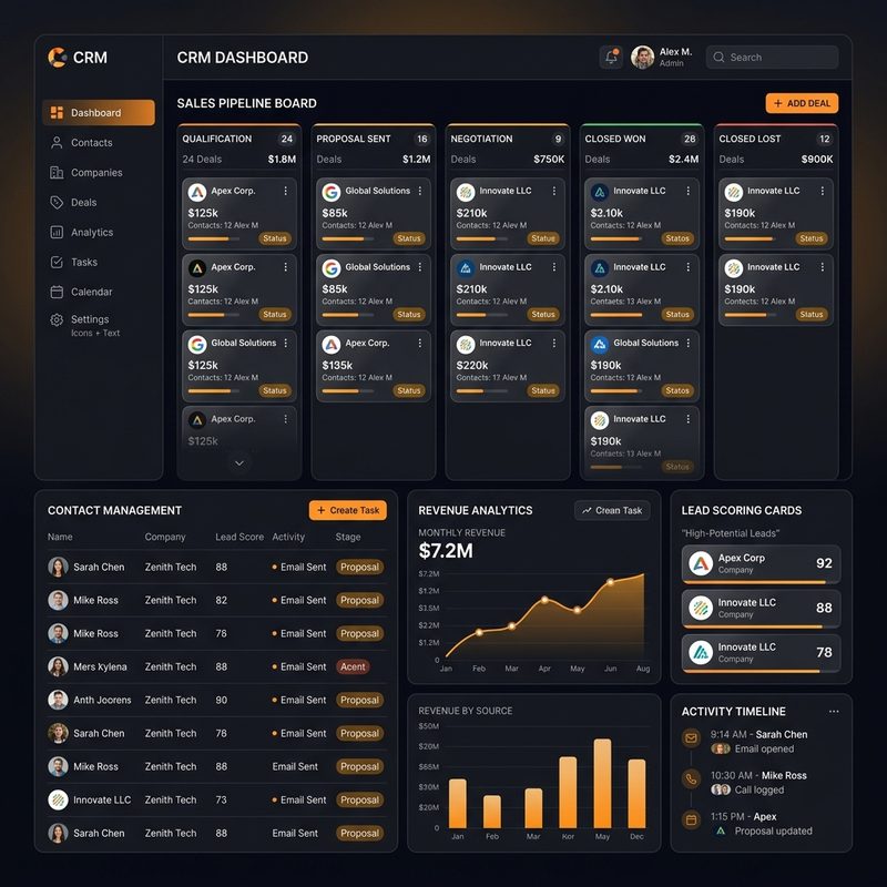 SalesForge CRM — CRM Development